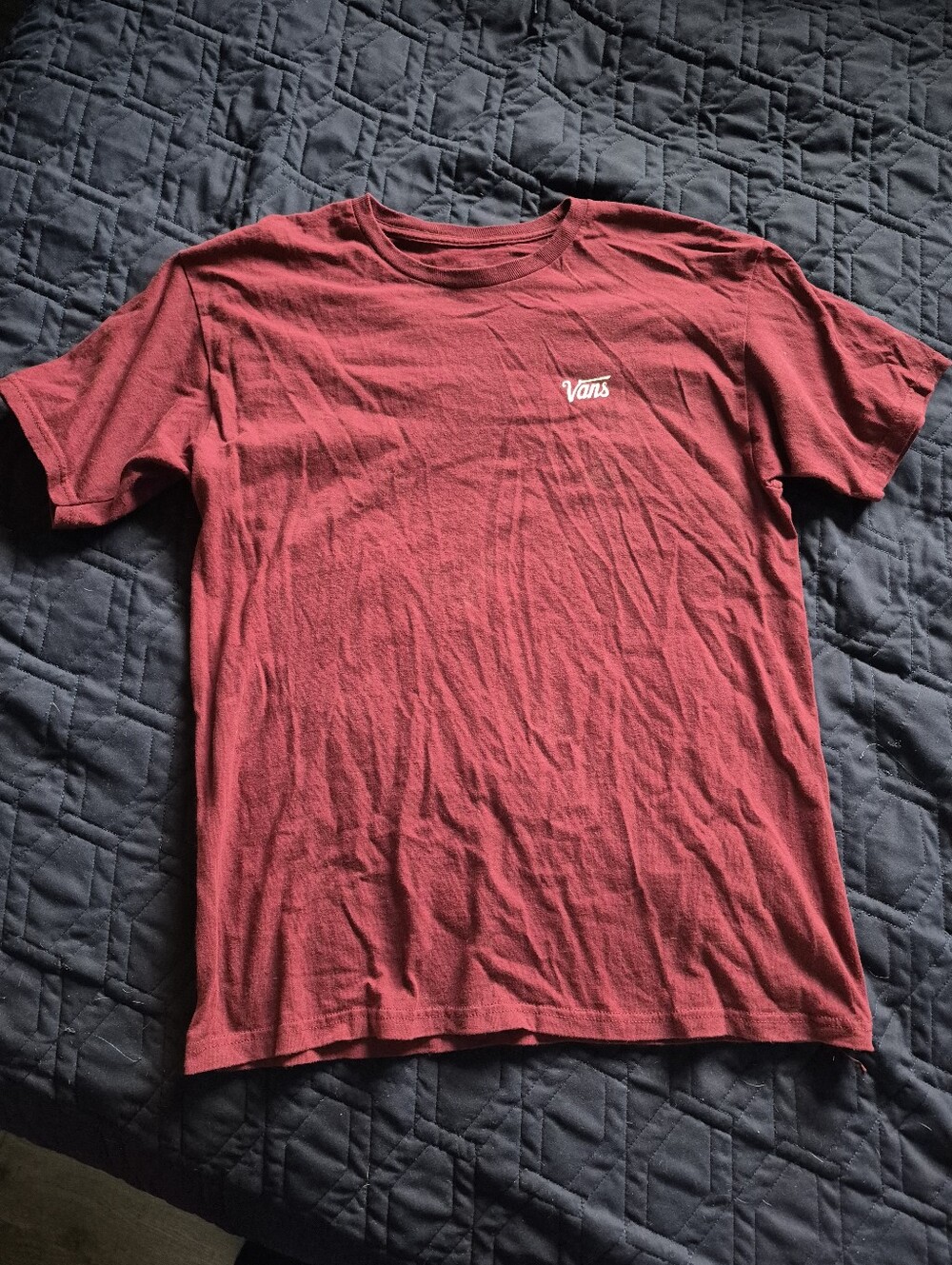 Mens Large Wine Vans Tee